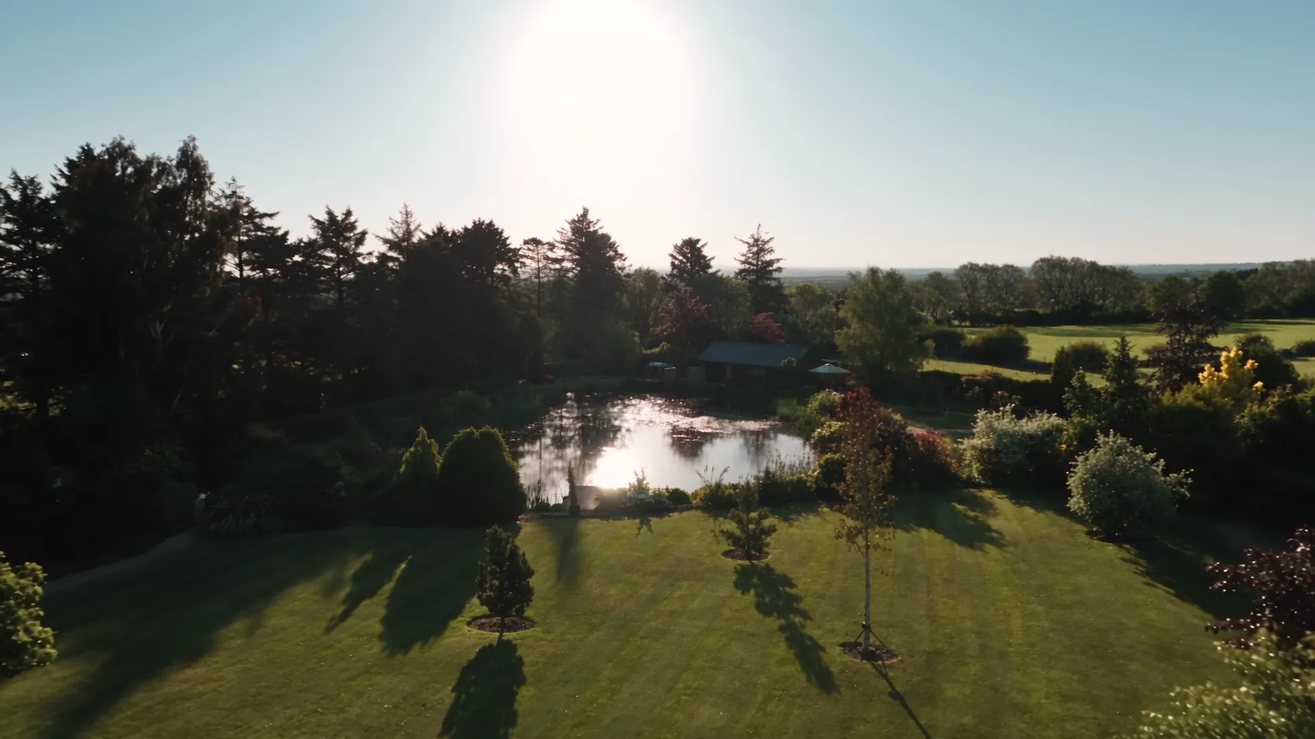 The grounds at Springwell Lodges