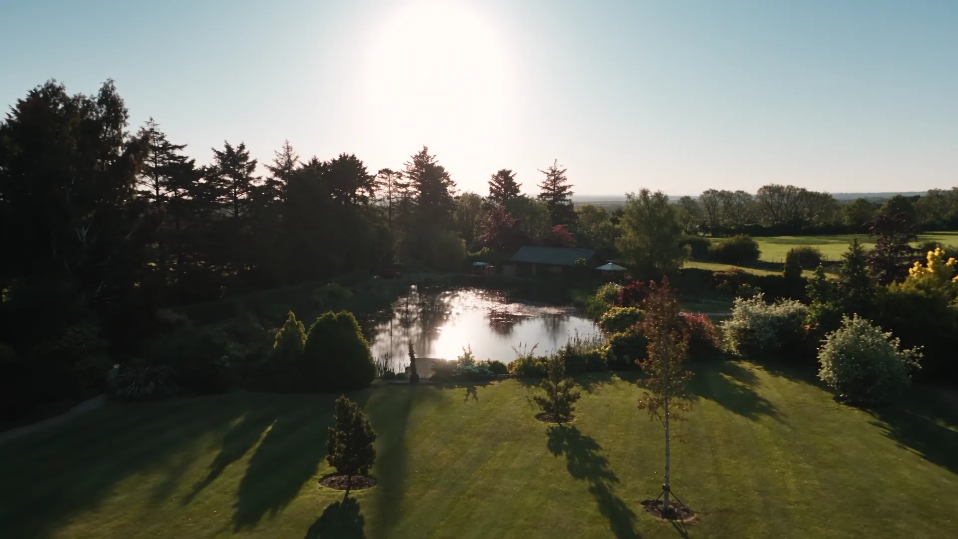 Dusk at Springwell Lodges
